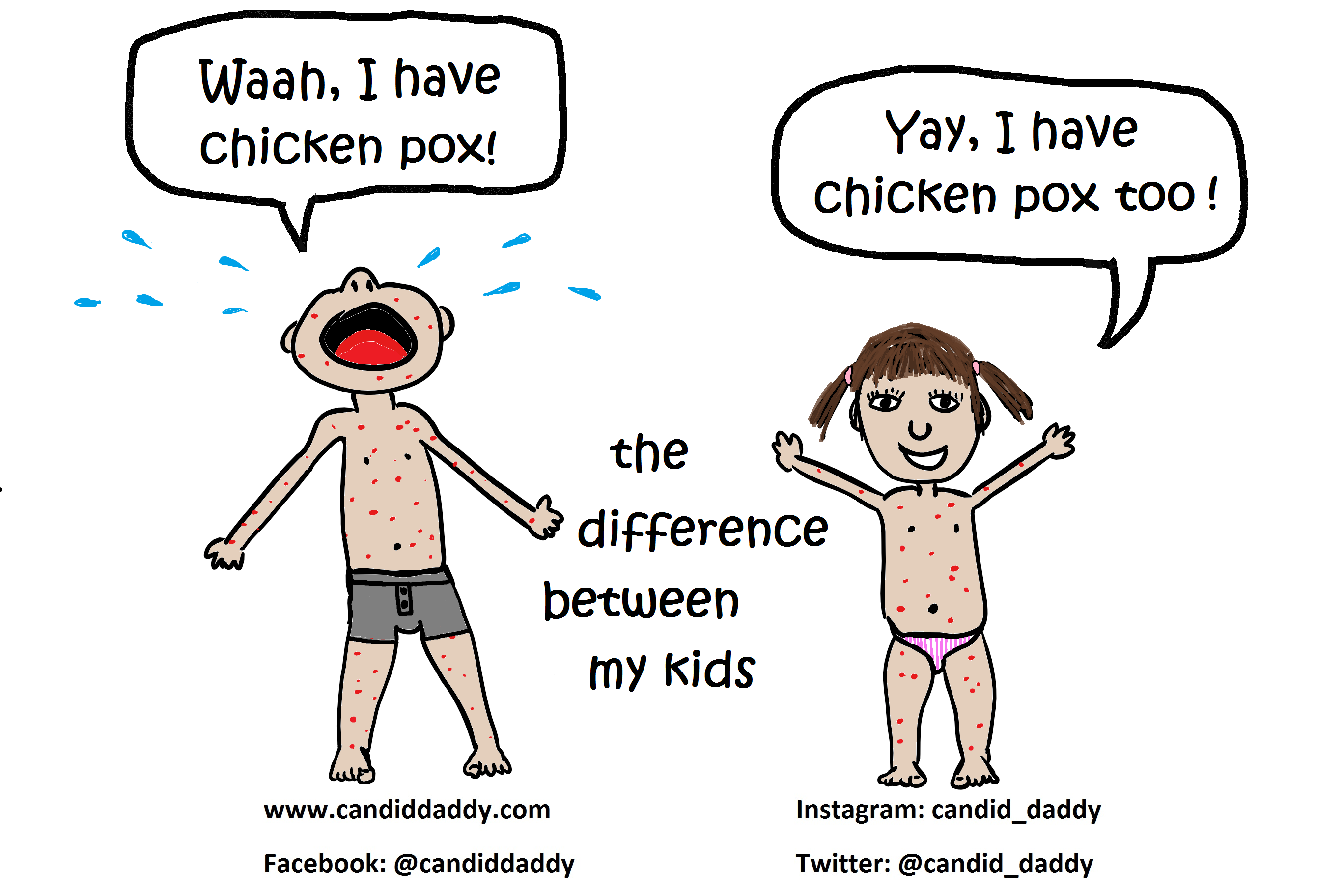 Candid Daddy - Chicken Pox Family