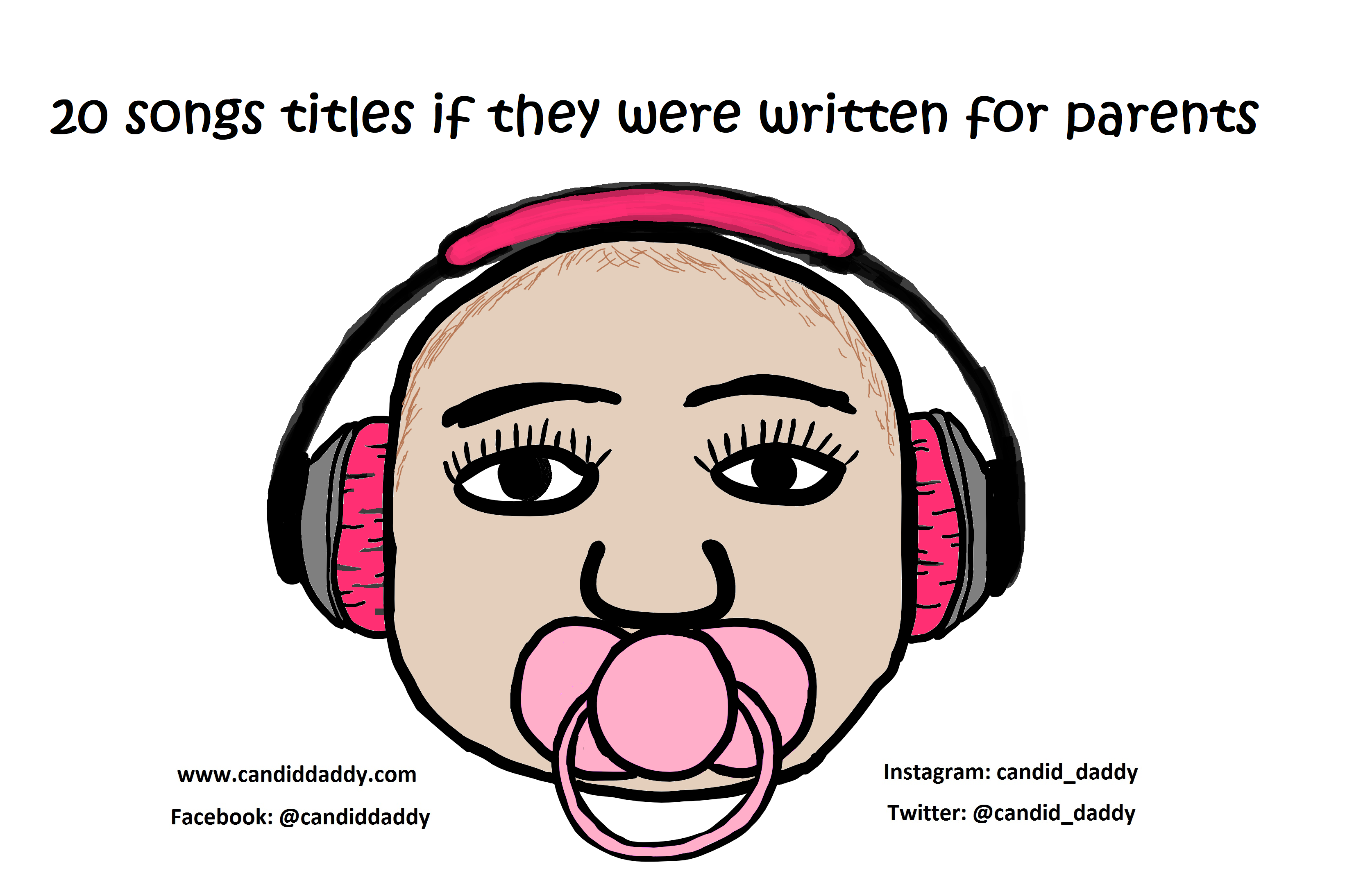 Candid Daddy - 20 song titles for parents