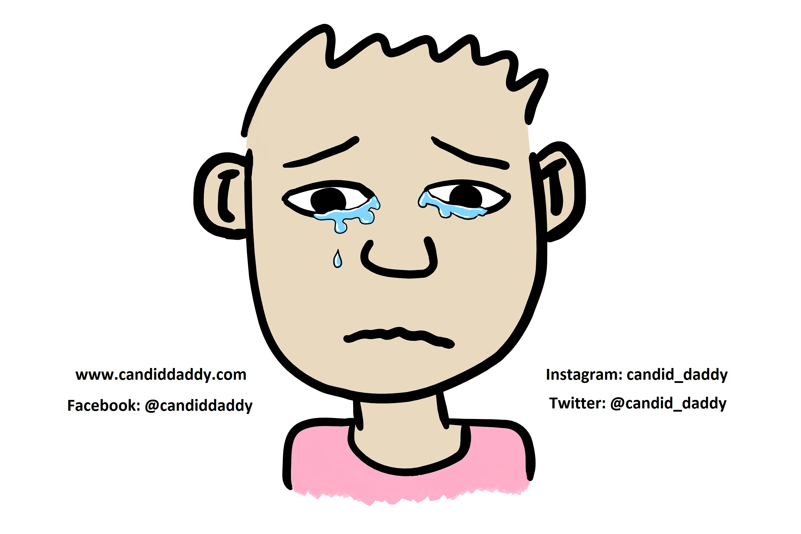 Candid Daddy - Crying