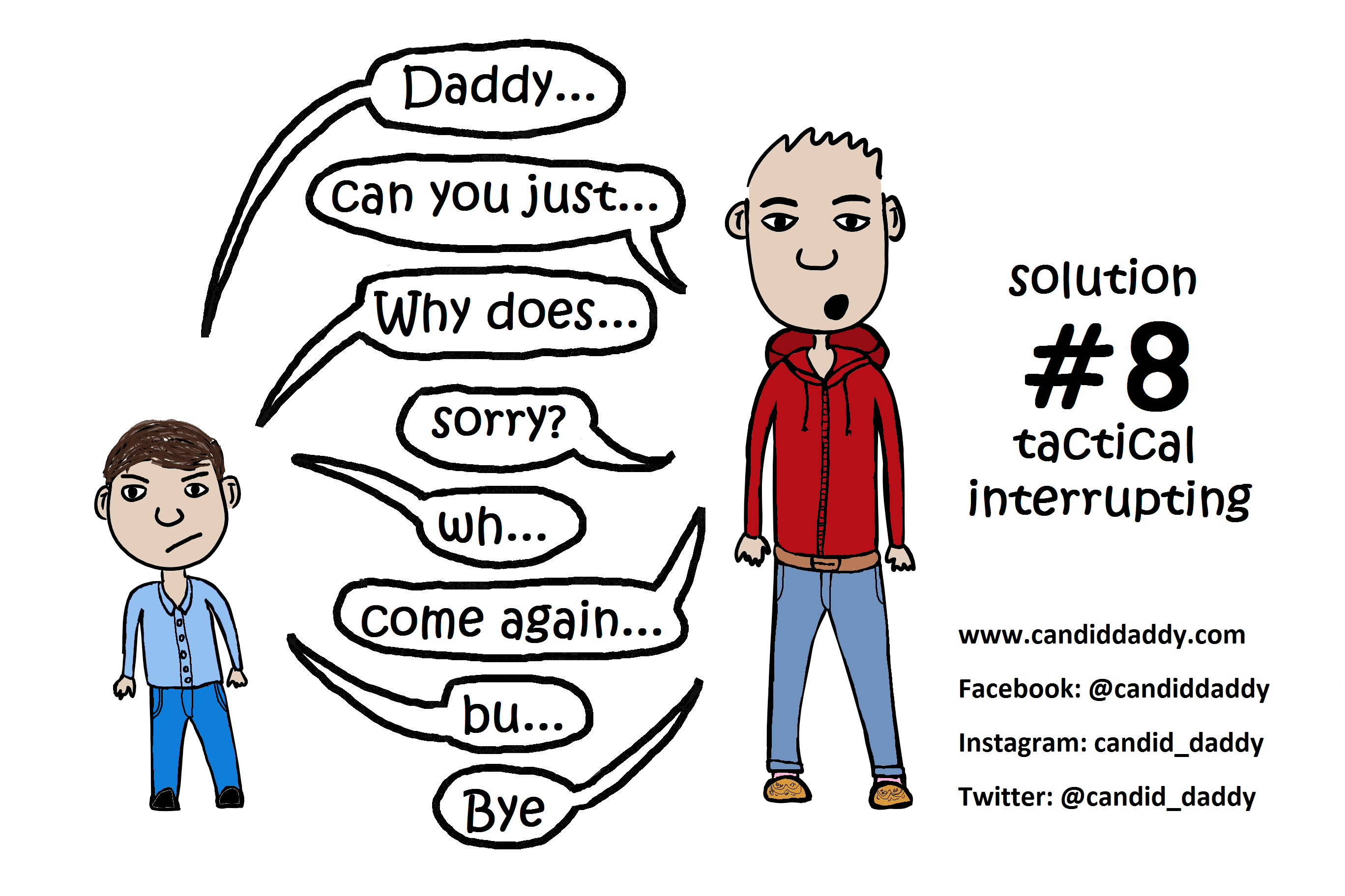 Candid Daddy - awkward question 8