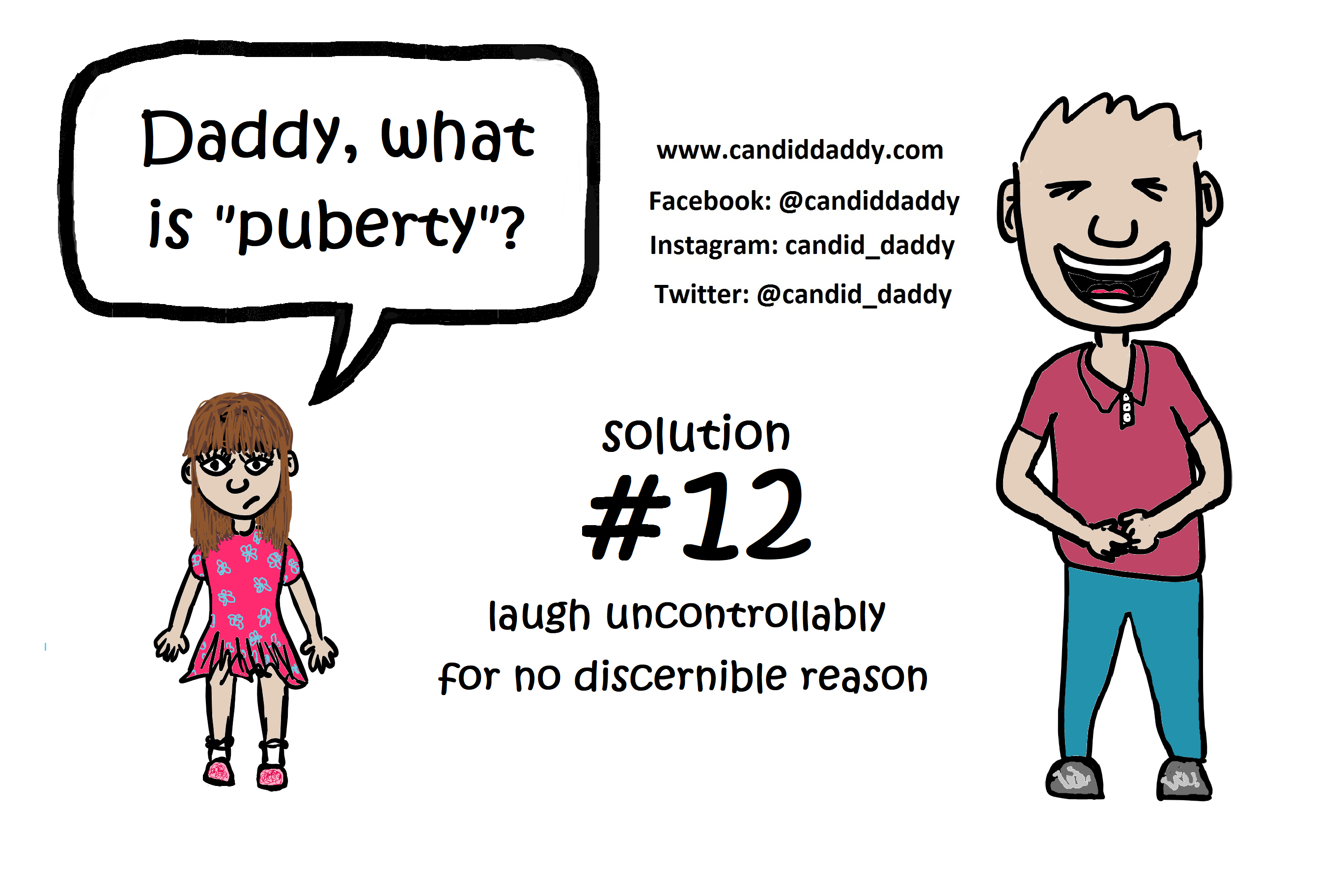 Candid Daddy - awkward question 12
