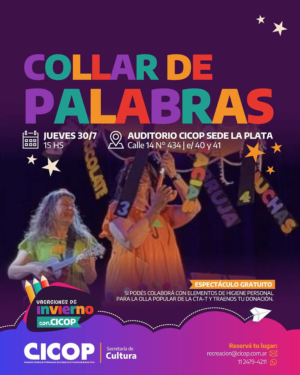 Collar de palabras