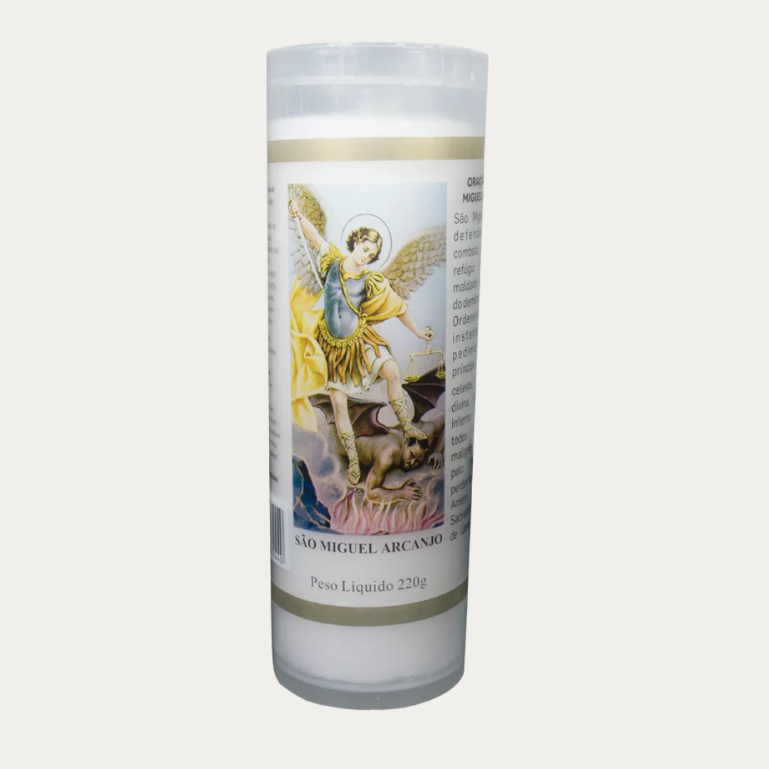 VELA VOTIVA SÃO MIGUEL EM PVC