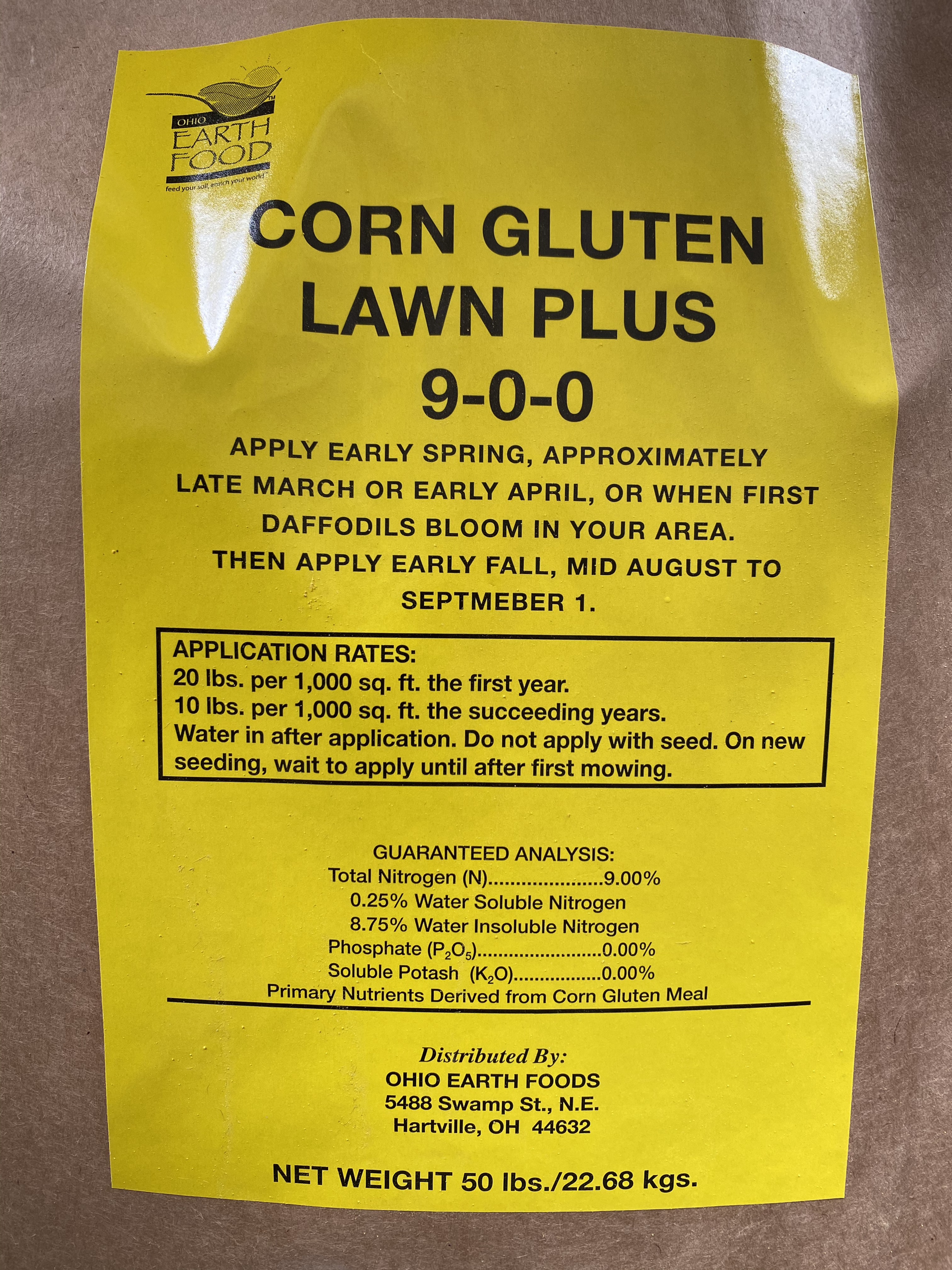 Corn Gluten Lawn Plus (9-0-0)