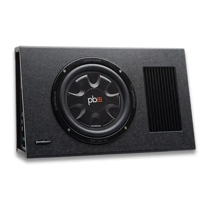 Powerbass PS-AWB101T - 10" Amplified Shallow Loaded Enclosure 175W