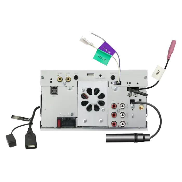 Thumbnail: JVC KW-M785DBW 6.8" Wireless Apple CarPlay Android Auto & Mirroring DAB+ Bluetoo