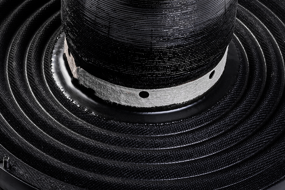 Thumbnail: BLACKDEATH15HEXRK-V7: BLACK DEATH 15 INCH HIGH EXCURSION SUBWOOFER RECONE KIT