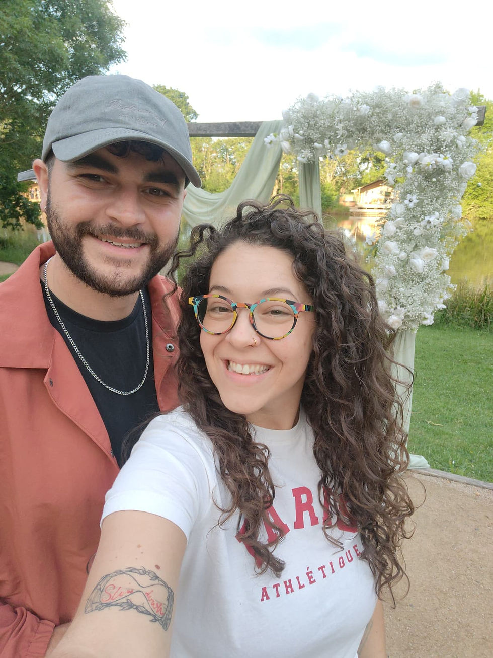 This was taken a few moments after my wobble... Instagram never shows the truth - remember behind every photo of smiling nearly-weds, there is stress, decision fatigue, and overwhelm. You're not alone!