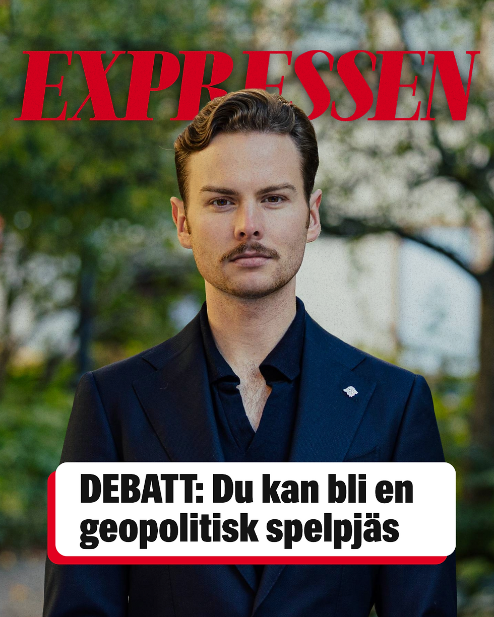 Rasmus Elfström i Expressen: "Du kan bli en geopolitisk spelpjäs"
