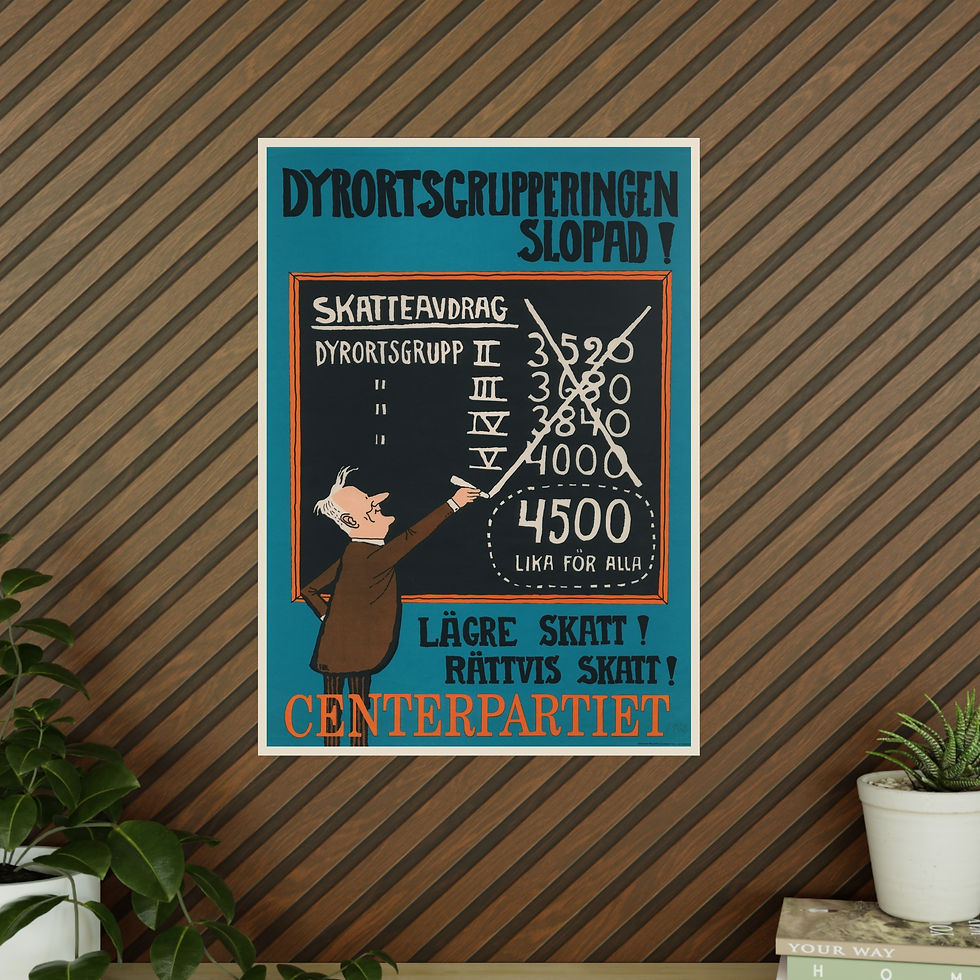 Miniatyrbild: Affisch - Dyrortsgrupperingen slopad!