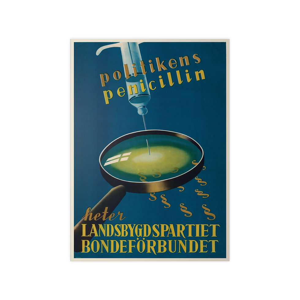 Affisch - Politikens penicillin