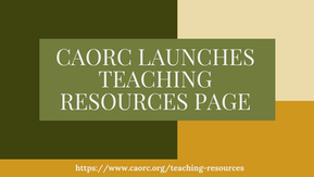 CAORC Launches Teaching Resources Page