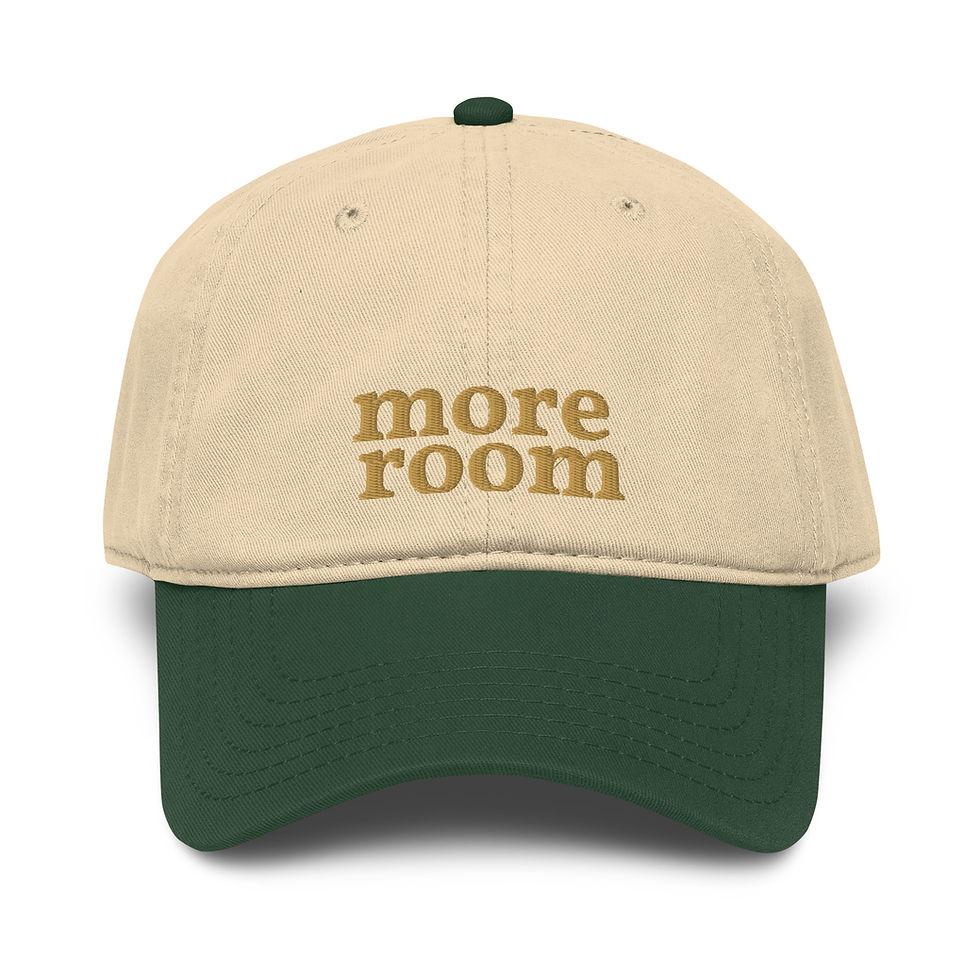 Thumbnail: More Room garment washed baseball cap in beige and green