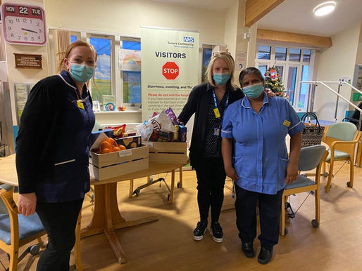 Friends thank the staff for their hard work during the year