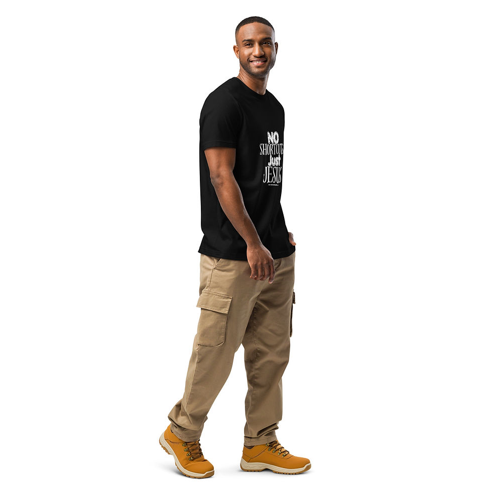 Thumbnail: No Shortcuts Just Jesus Unisex t-shirt copy
