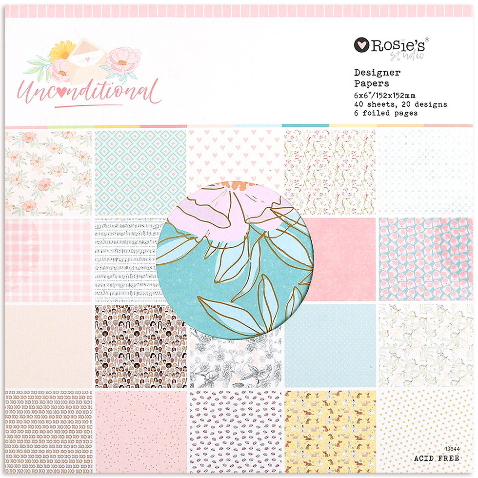 6x6 Designer Papers: Unconditional // Rosie's Studio