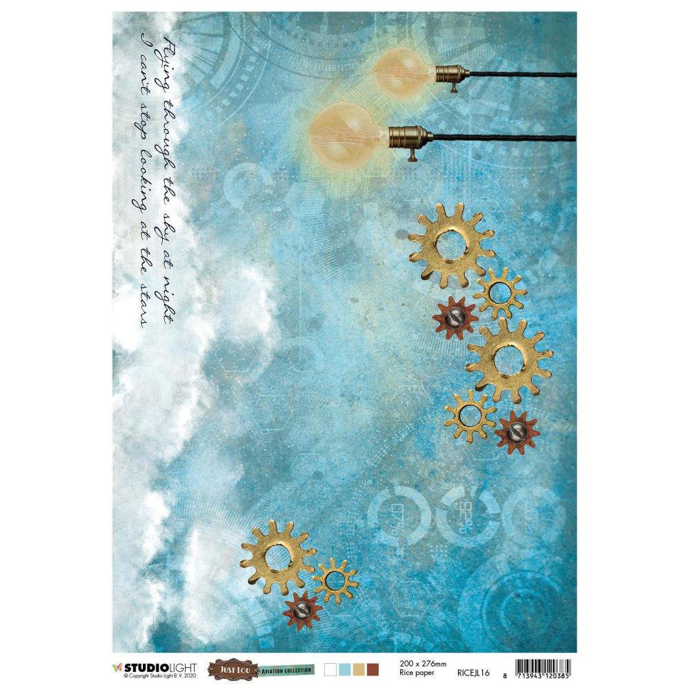 Studio Light Rice Paper // Just Lou Aviation Collection #16