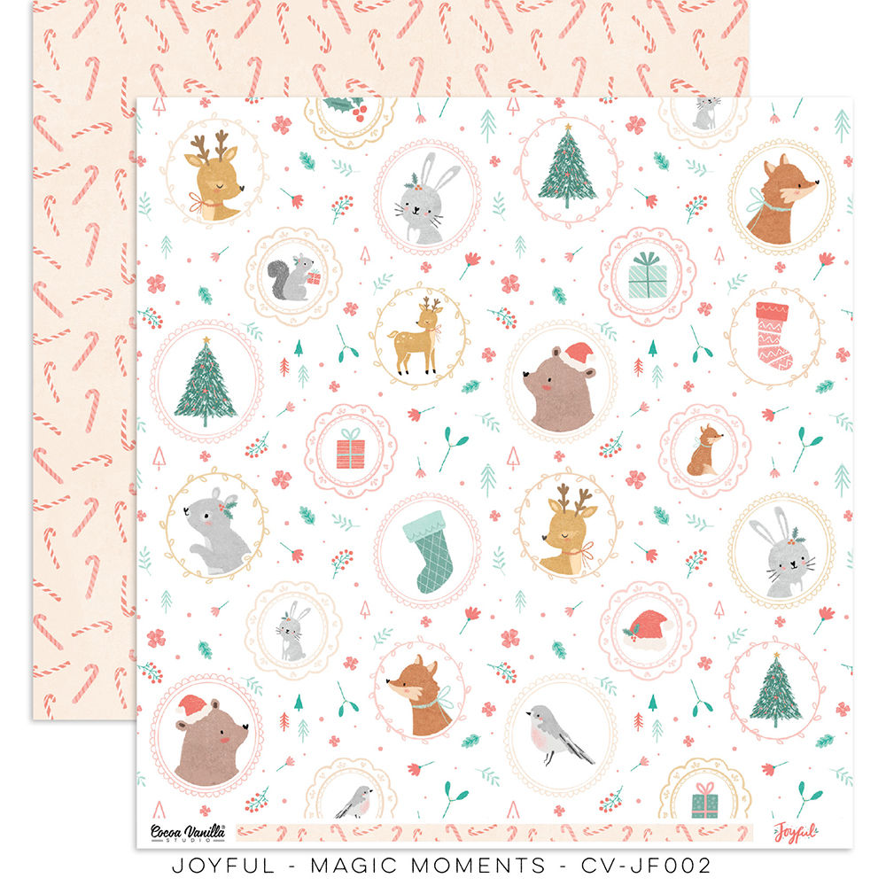 Magic Moments 12 x 12 Scrapbook Paper // Cocoa Vanilla Studio