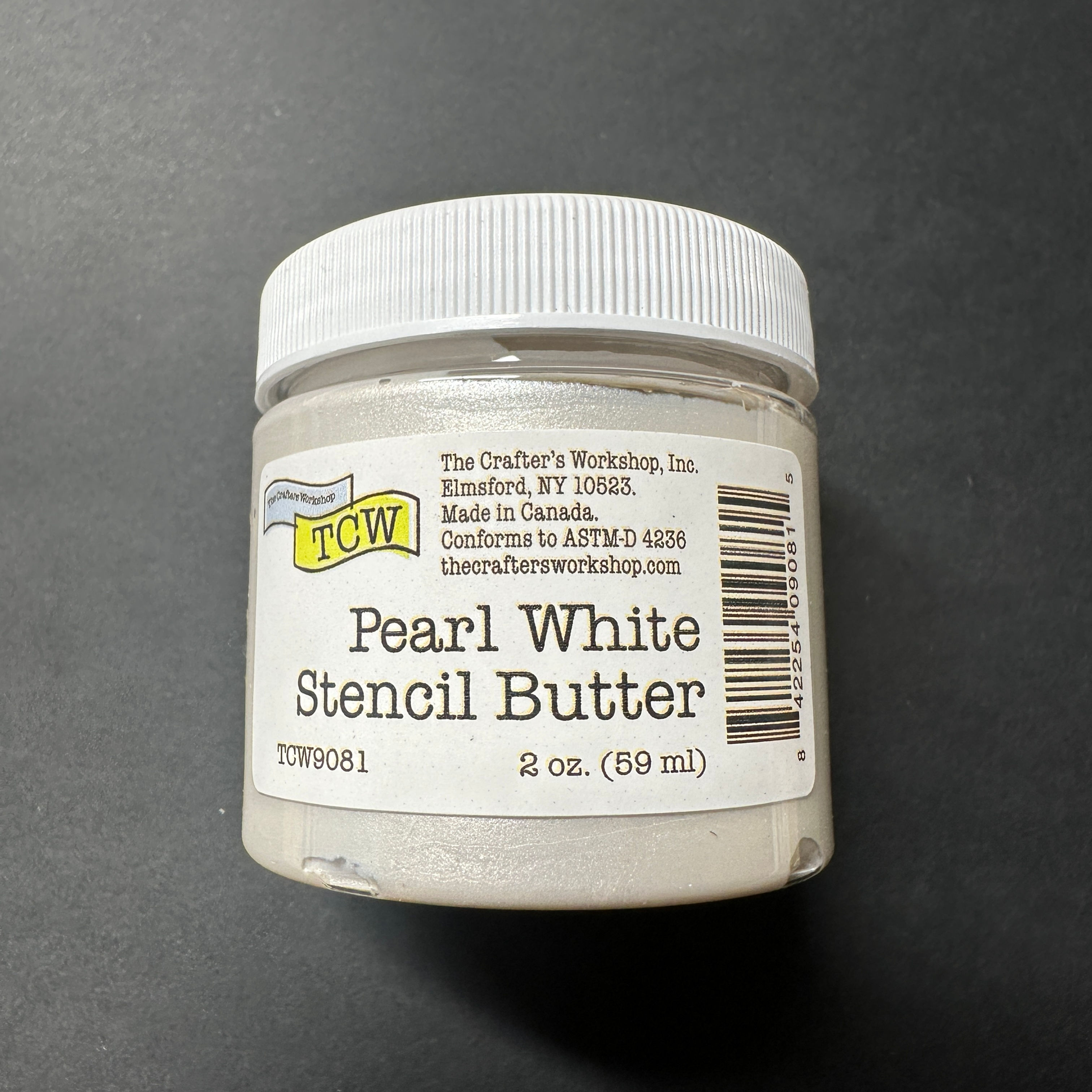 Stencil Butter: Pearl White