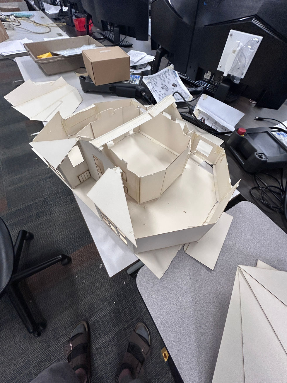 Roof Center Support Beam