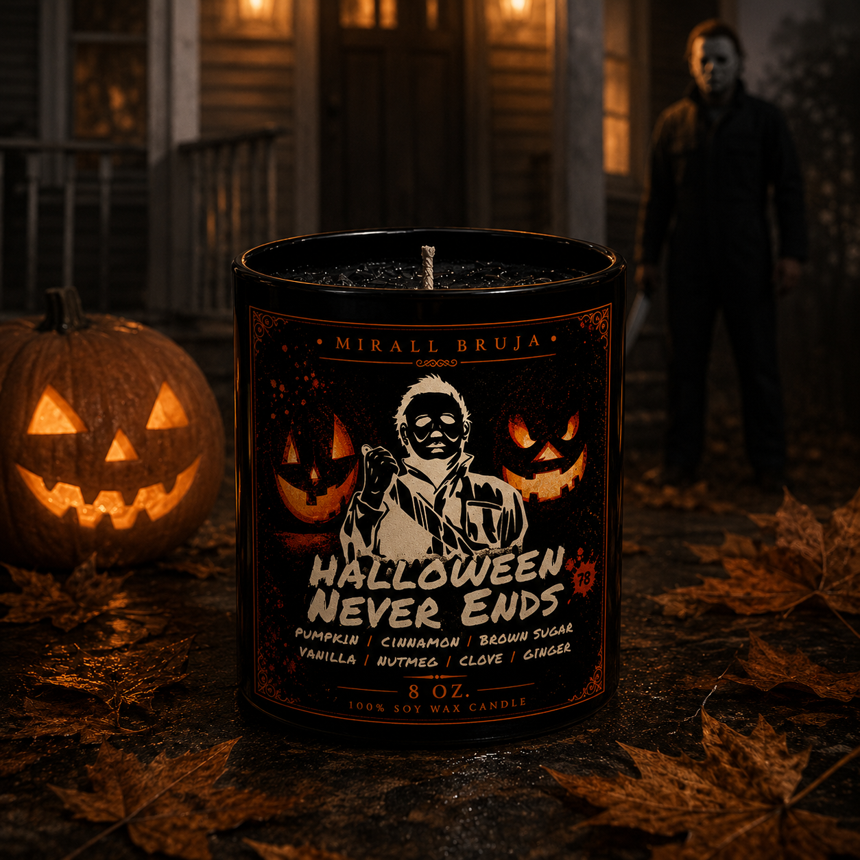 HALLOWEEN NEVER ENDS CANDLE