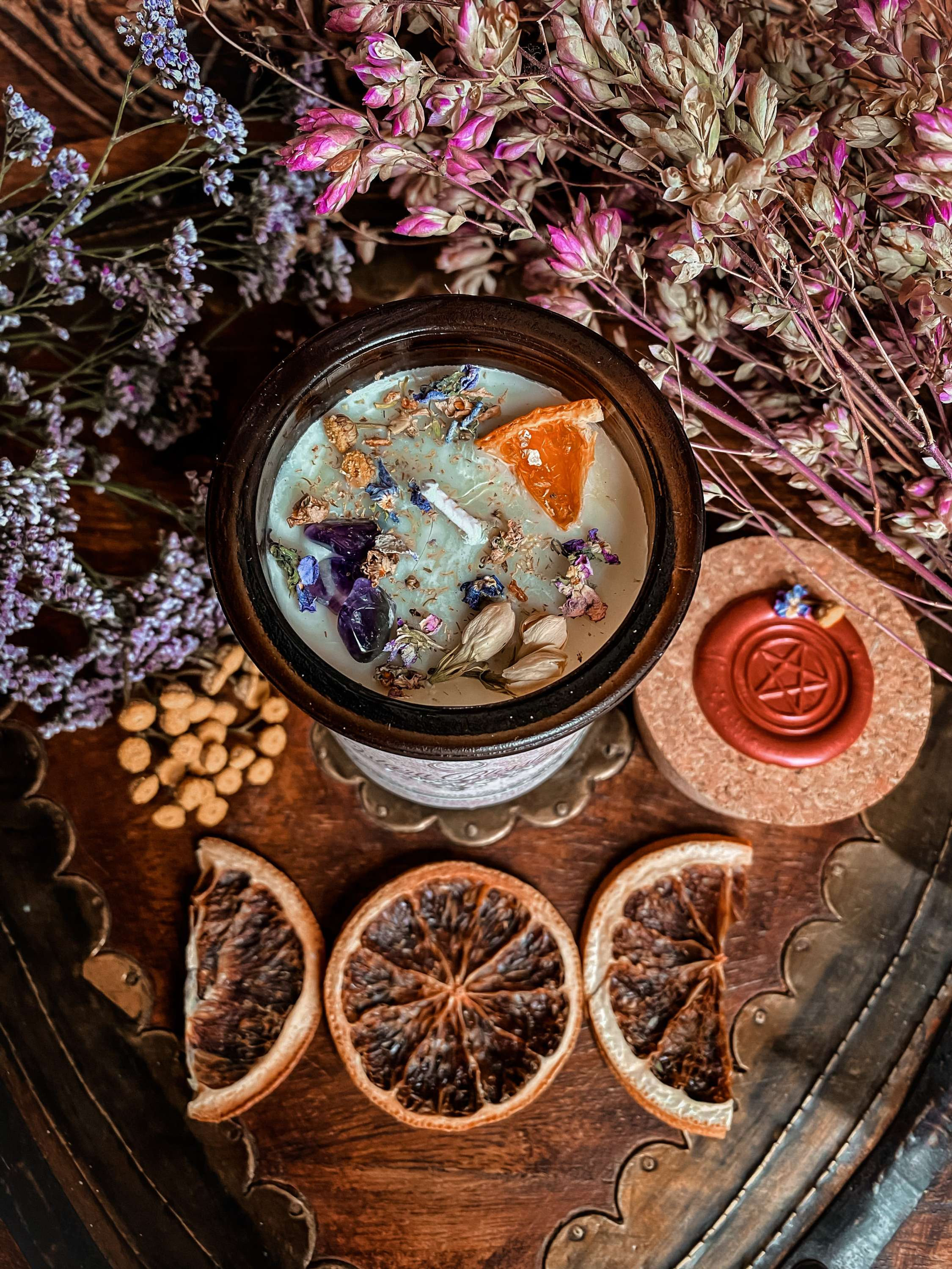 Ostara Blessings Ritual Candle