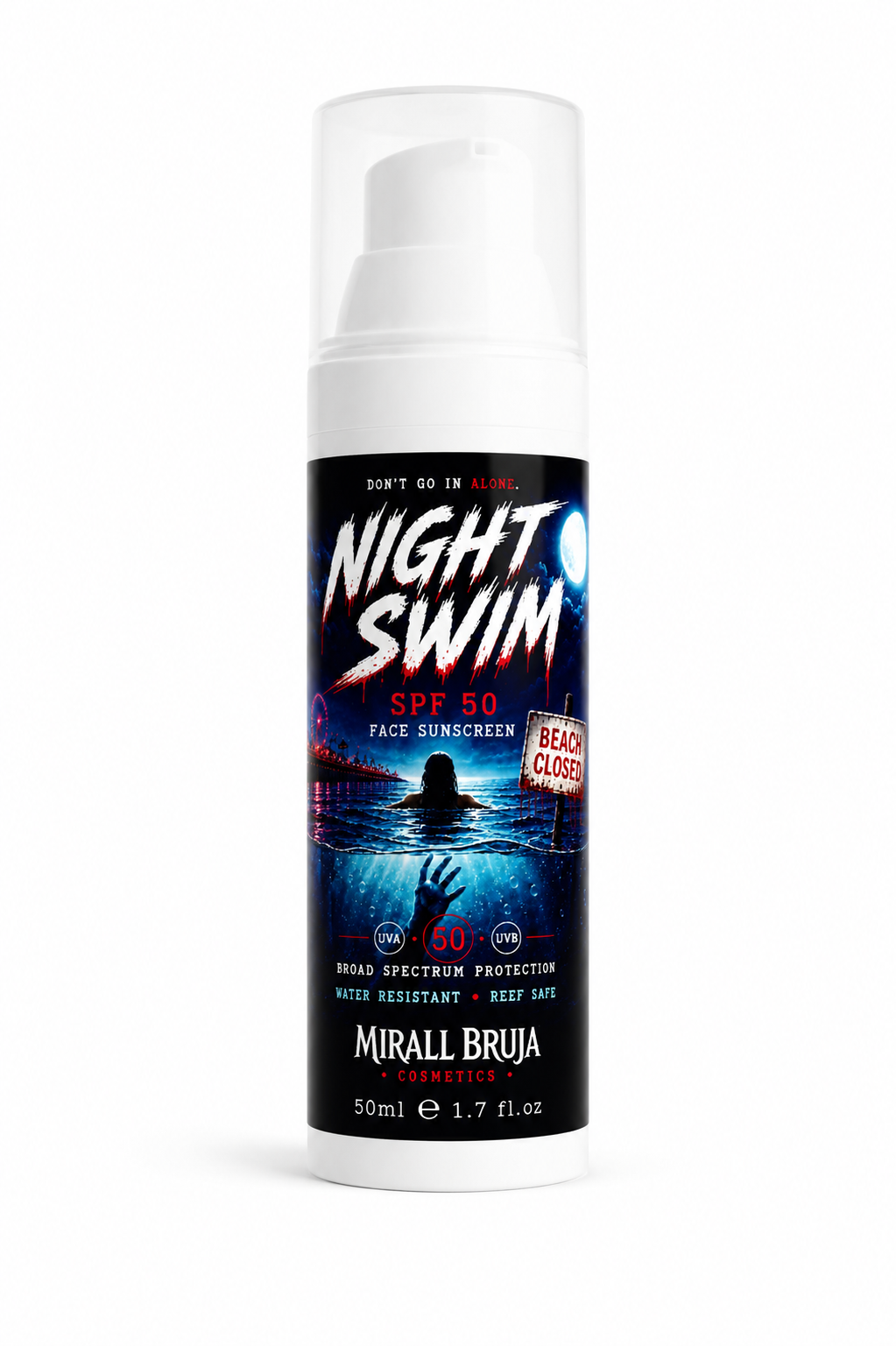 NIGHT SWIM • SPF 50 Face Sunscreen 