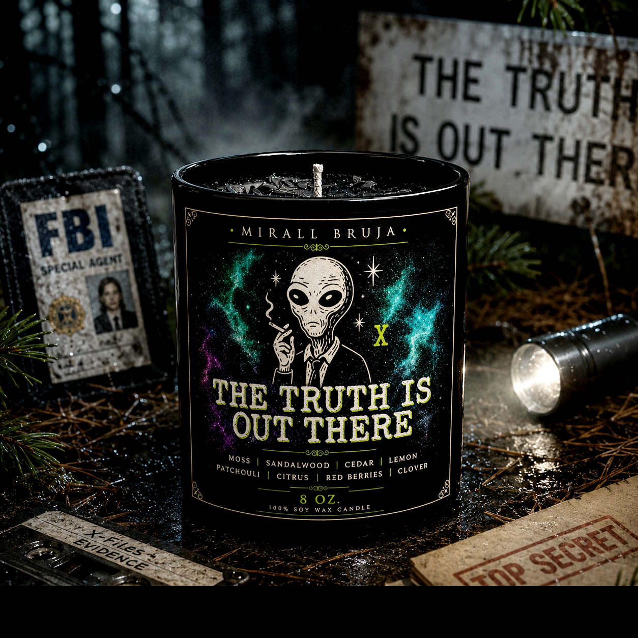 THE TRUTH IS OUT THERE CANDLE