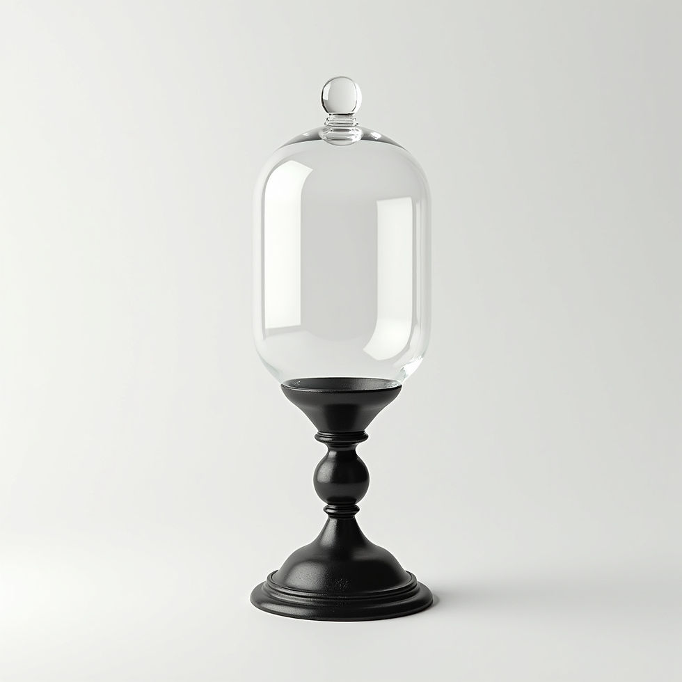 Floating Glass Bell-Jar