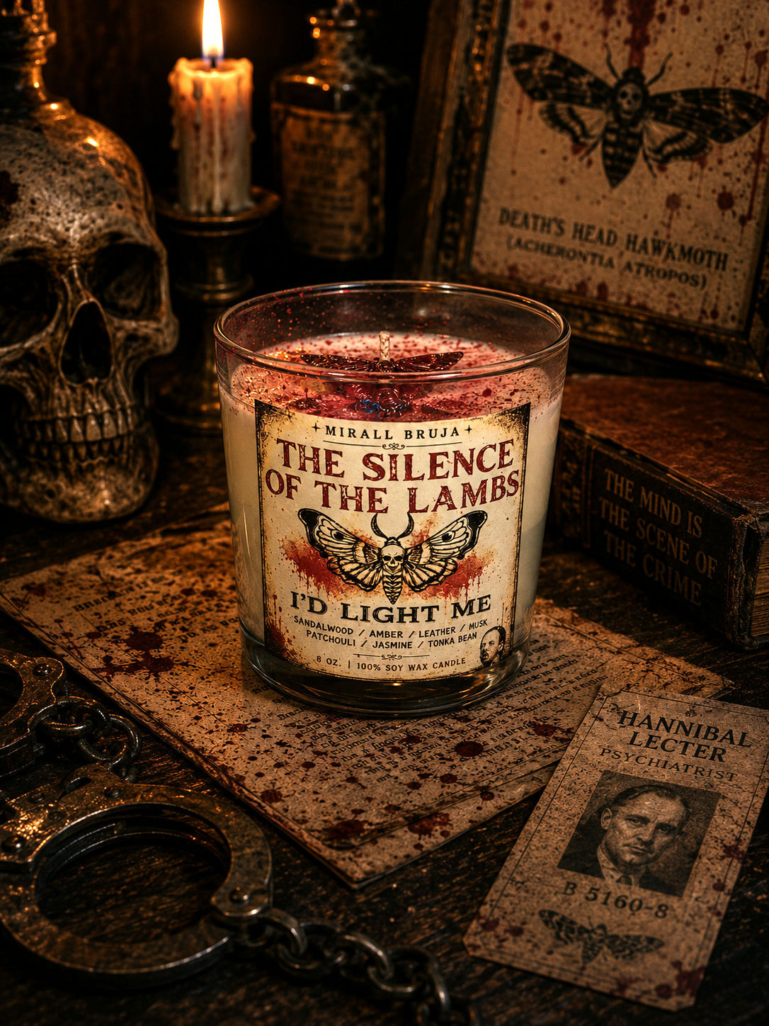 THE SILENCE OF THE LAMBS CANDLE