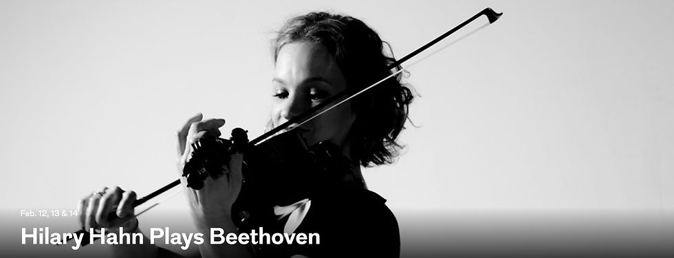 Hilary Hahn Plays Beethoven