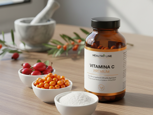 Vitamina C: L'Alleato PREMIUM per l'Immunità e la Pelle, Arricchito da Rosa Canina e Olivello Spinoso