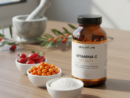 Vitamina C: L'Alleato PREMIUM per l'Immunità e la Pelle, Arricchito da Rosa Canina e Olivello Spinoso