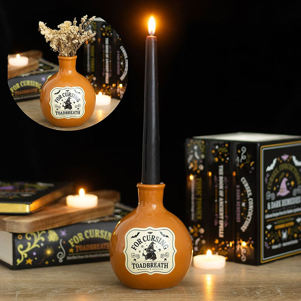 Thumbnail: Ceramic Toadbreath potion bottle vase and candle holder