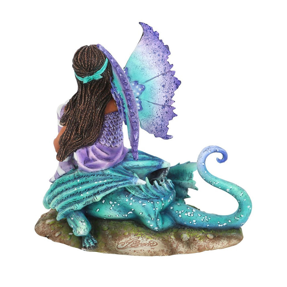 Thumbnail: Fairy Figurine perched on a dragon