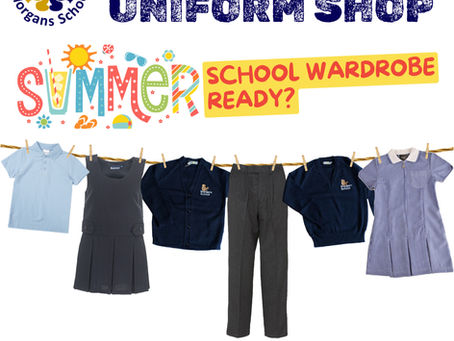 FOMS school uniform SALES - now online!