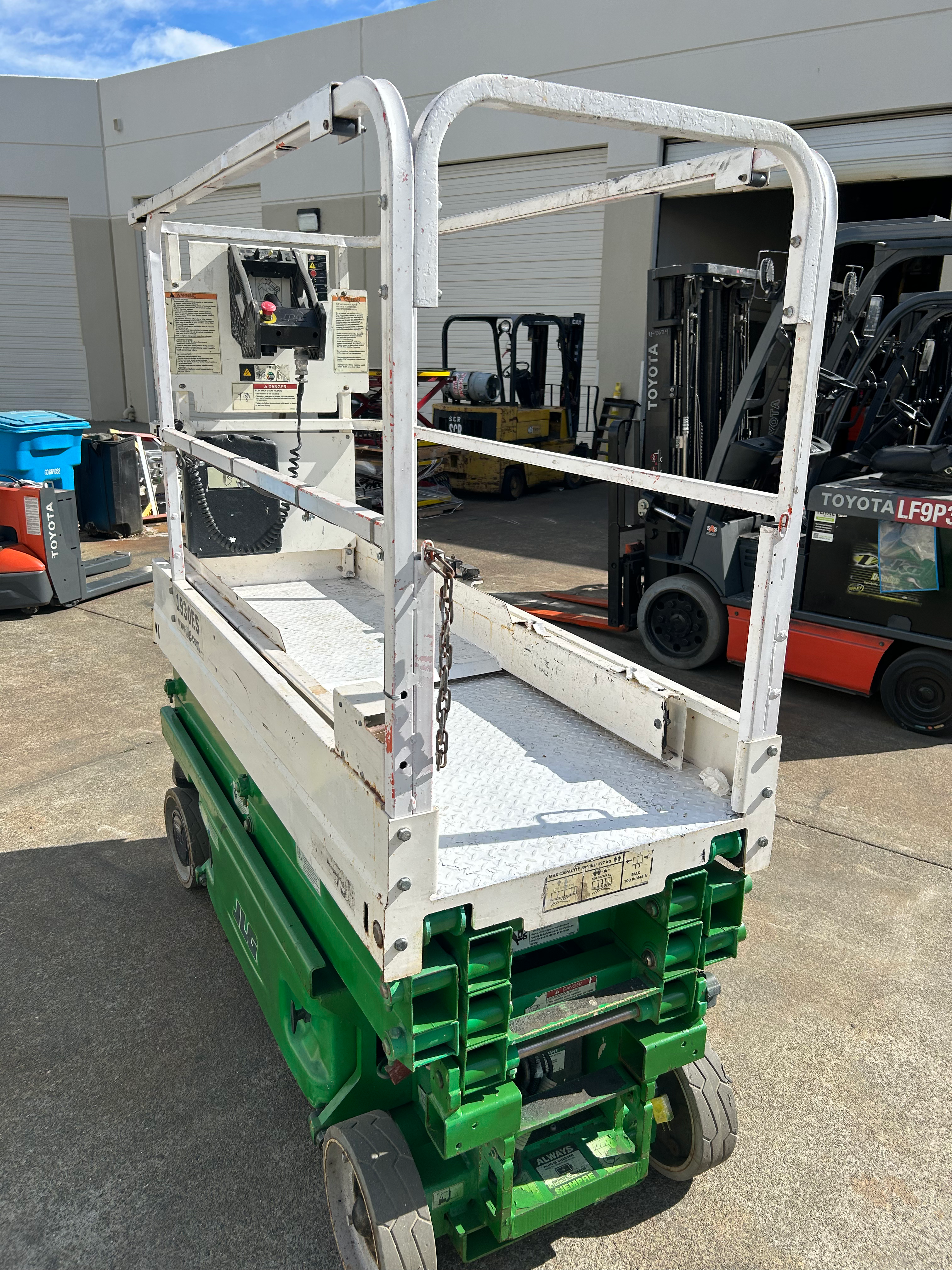 JLG 1930ES electric scissor lift, $5,800