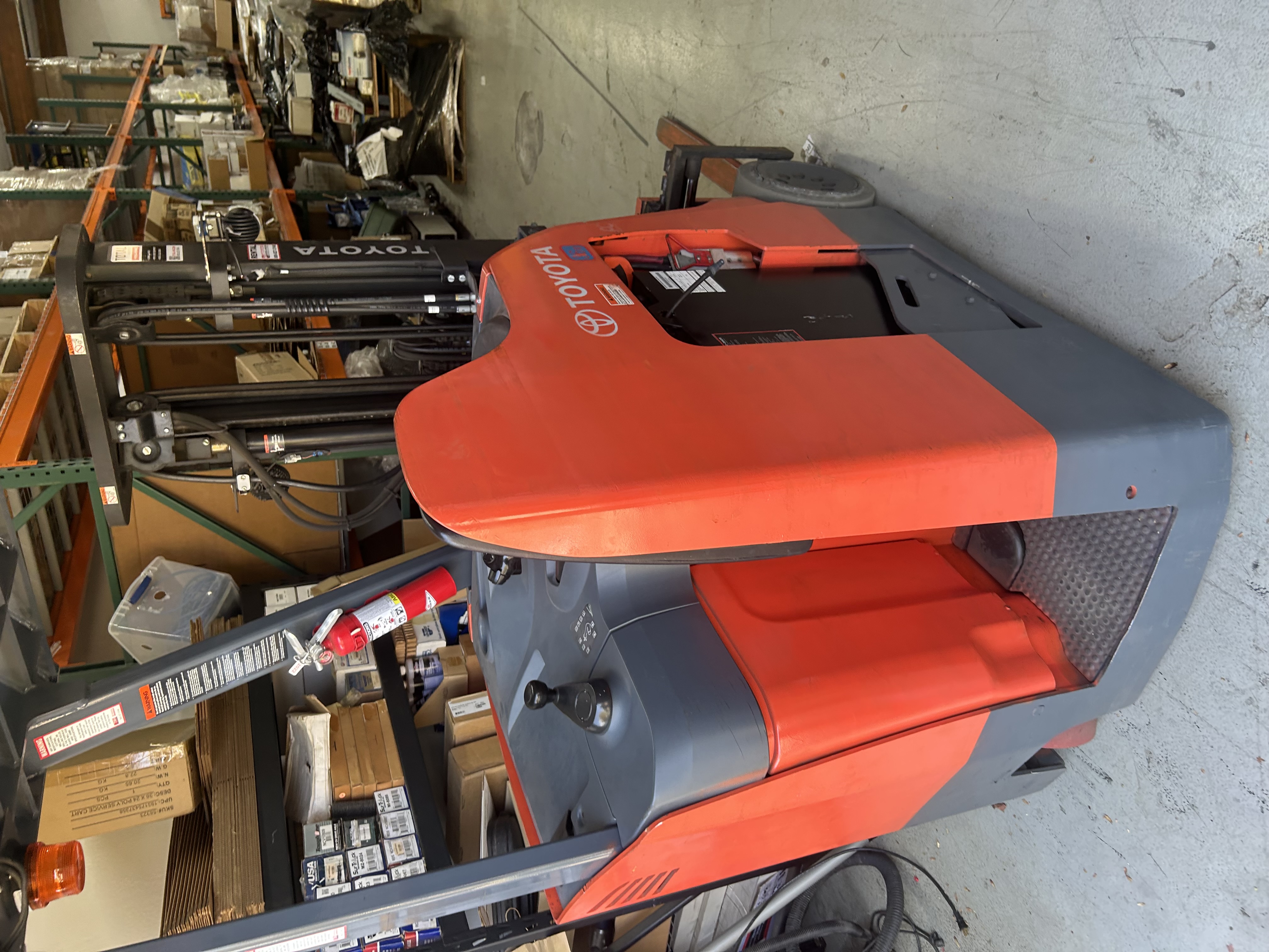 Toyota 8FGU40 propane forklift, $17,000