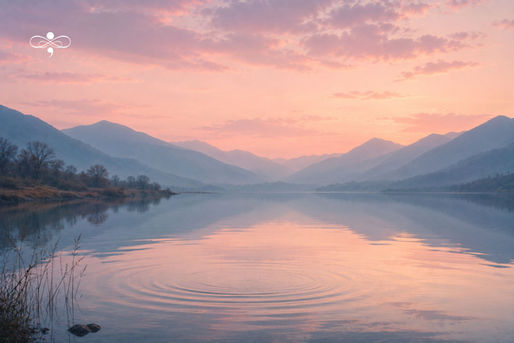 Ripples creating in a river