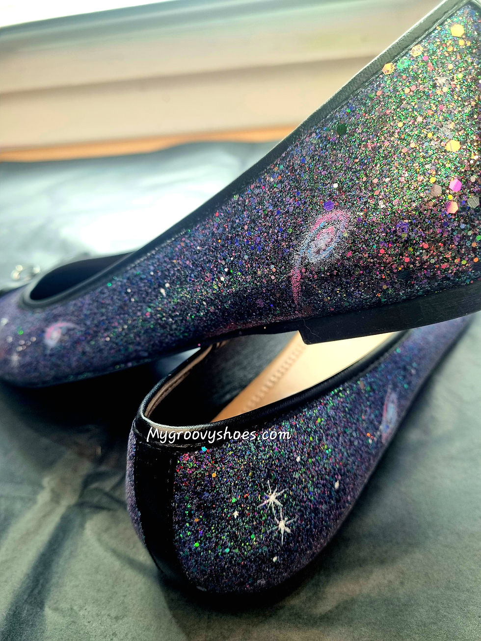Thumbnail: Stardust slip on flats 