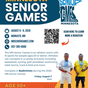 2026 Minnesota Senior State Game (Badminton)