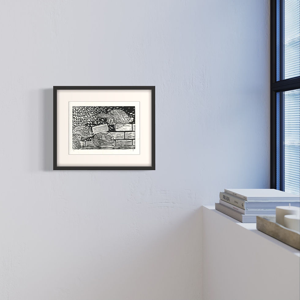 Thumbnail: Arctic Hares Building the Giant Igloo