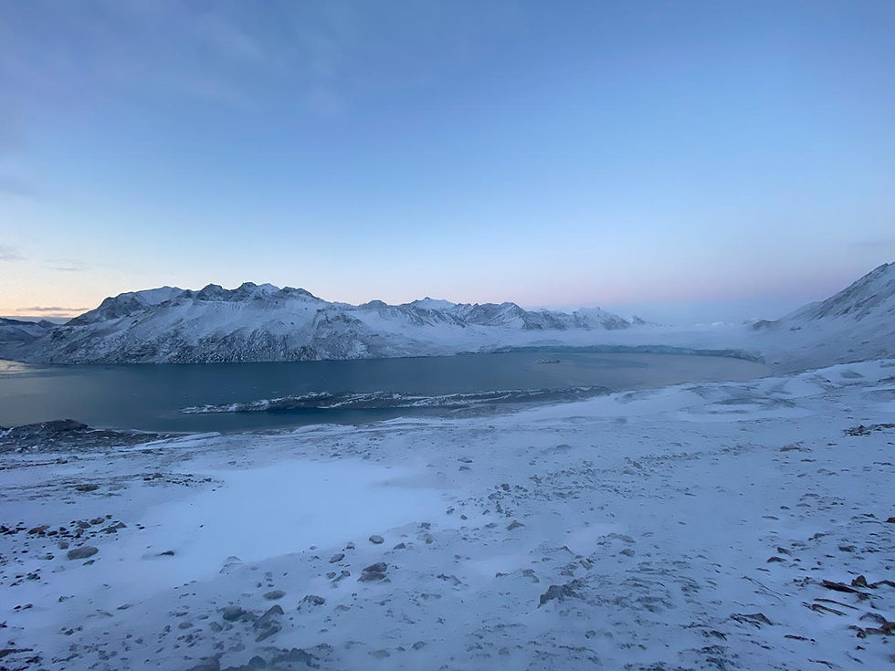 Thumbnail: Whale Island and Northern Lights