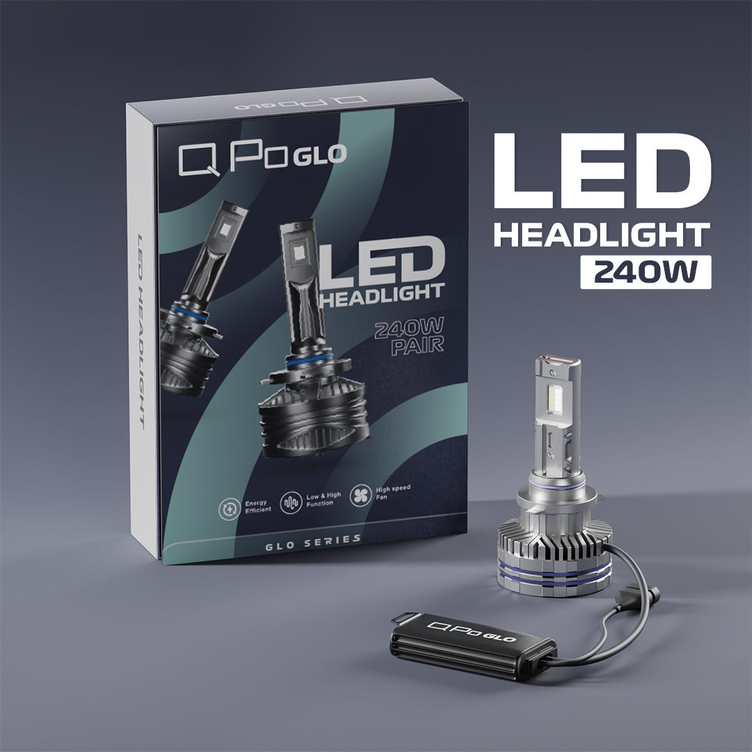 Q Po LED Headlight 240W