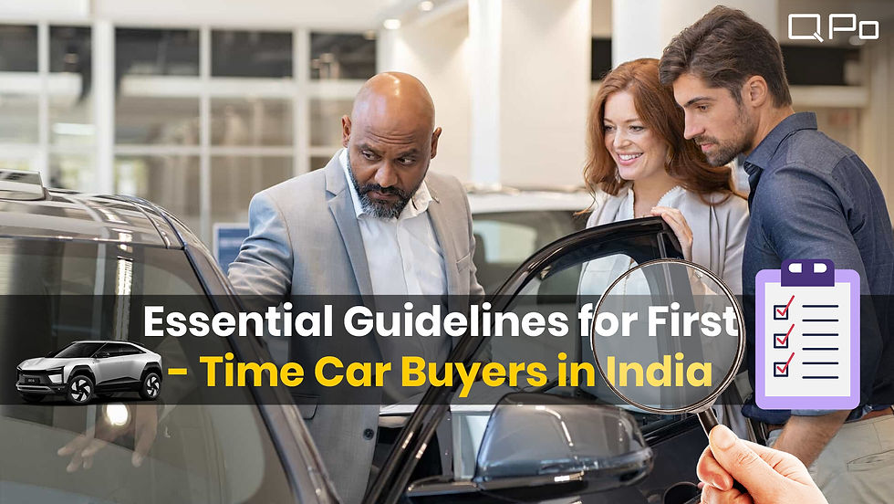 6 Essential Guidelines for First-Time Car Buyers in India