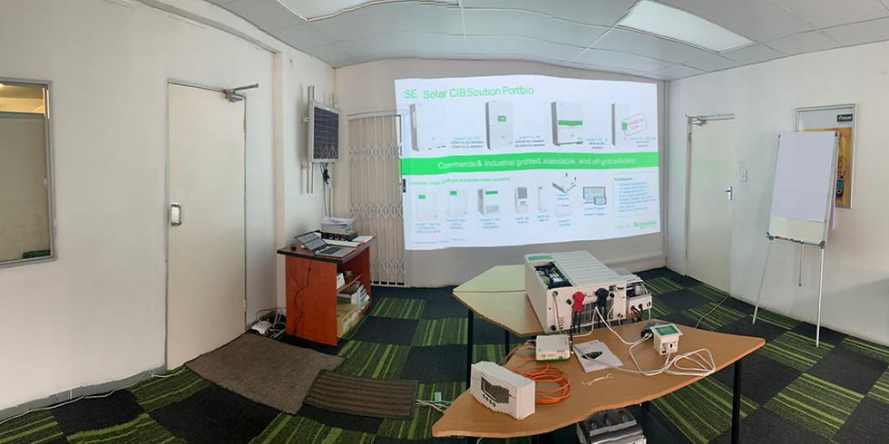Schneider Solar Equipment Demonstration