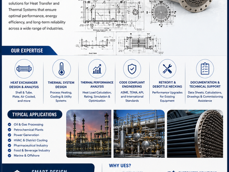 Design Engineering of Heat Transfer & Thermal Systems