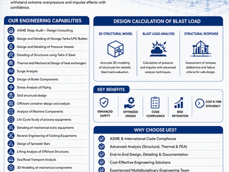 BLAST LOAD CALCULATION OF STRUCTURES