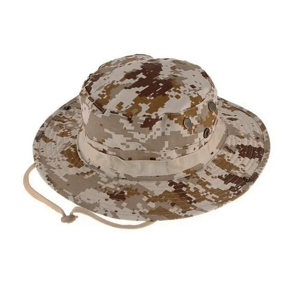 Thumbnail: Camouflage Tactical Boonie Hats Camping Climbing Bucket Sniper Hat Men Outdoor