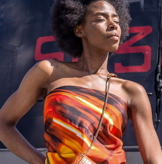 Thumbnail: Silk Square Cabaret Orange
